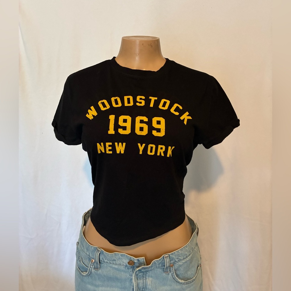 One Clothing Black Graphic T-Shirt